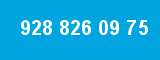 928 826 09 75 928 826 09 75